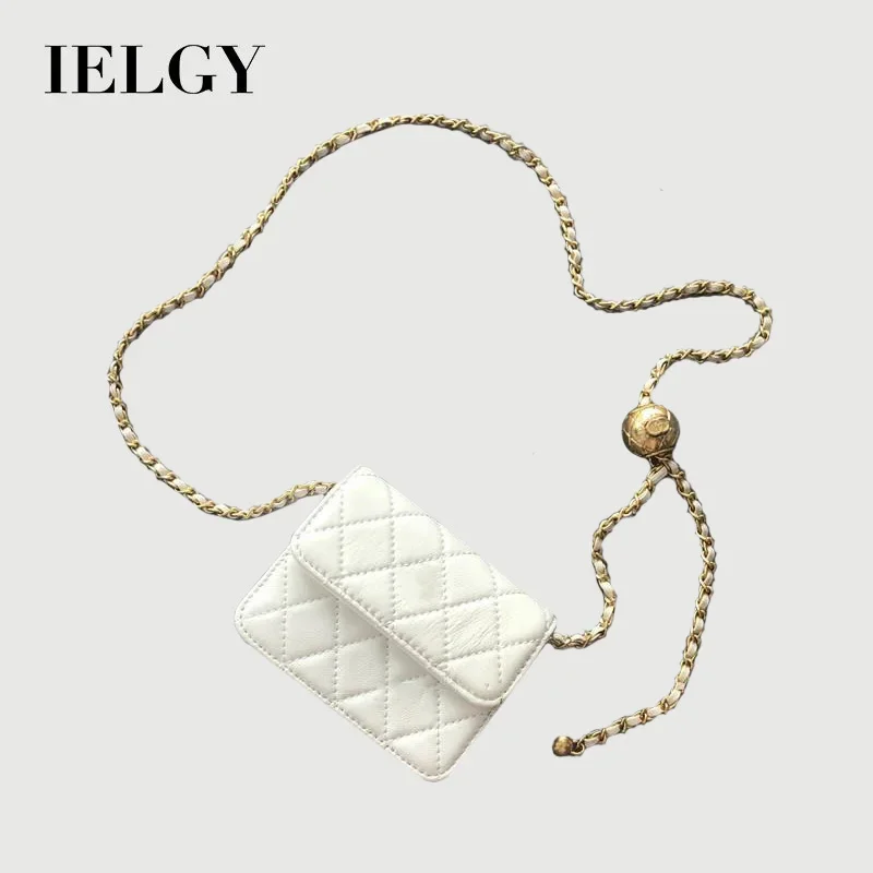 IELGY Jinzhu fans you lipstick chain diamond crossbody bag women