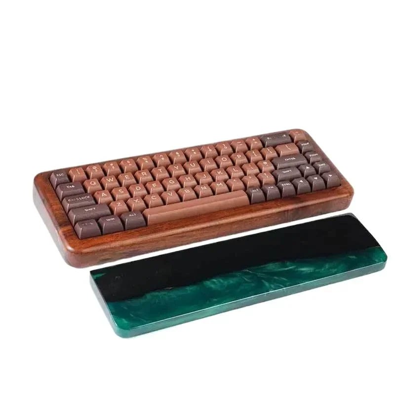 for Resin Red Sandalwood Keyboard Hand Rest Wrist Pad Mechanical Keyboard Solid Wood