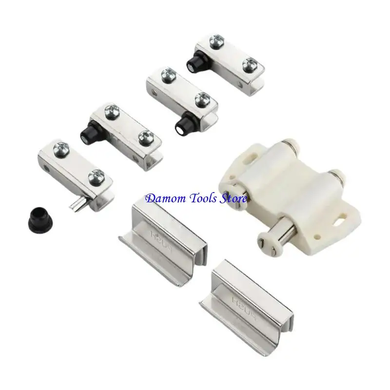 

57BE Catches Glass Clamp Latches Cupboard Touch Catches Device