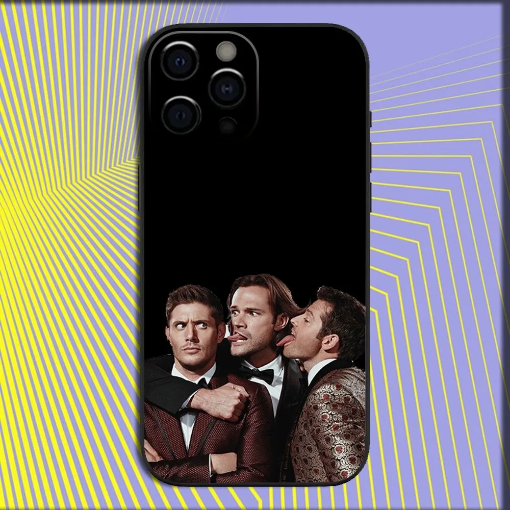 Winchester S-Supernatural-S Phone Case For iPhone 16,15,14,13,12,11,Pro,X,XS,Max,XR,Plus,Mini Soft Black Cover