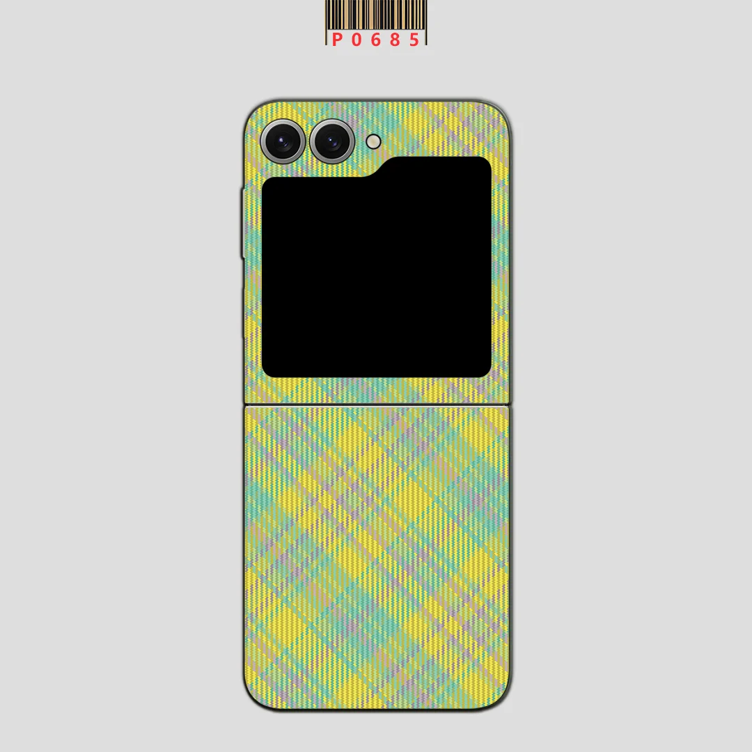 Nueva piel para Samsung Galaxy Z Flip6 4 7 5 Protector de pantalla trasera cubierta de película Flip5 Wrap pegatina colorida