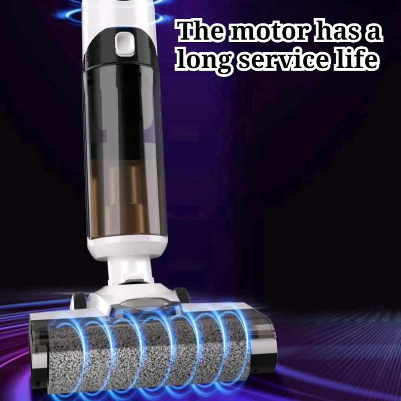 Wireless Household Automatic Wet Dry Vacuum Cleaner Long Battery Life Strong Suction Force Convenient Electric Vacuum Cleaner