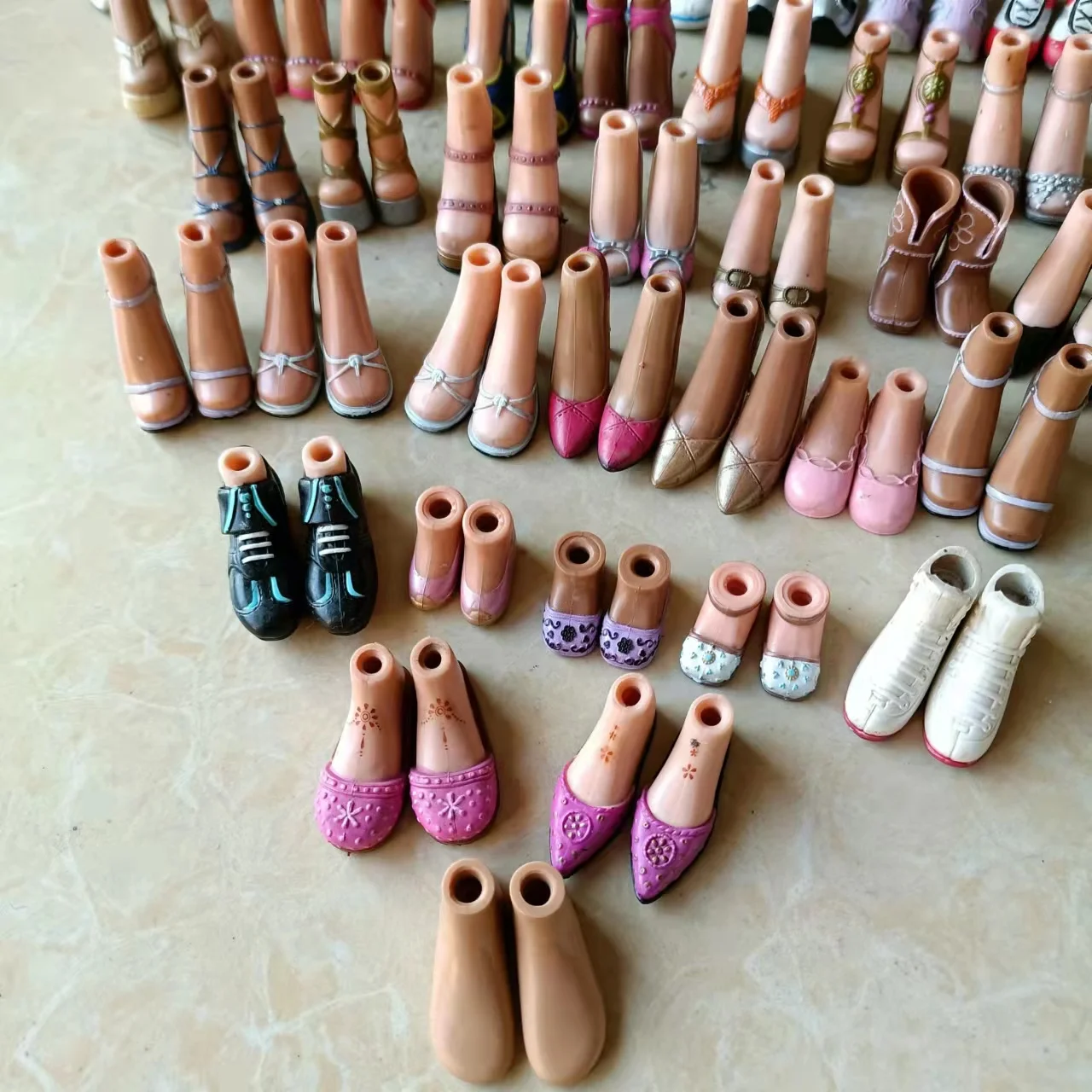 kinds of  sneakers high-heeled shoes boots  doll only shoes plastic shoes gift for girl