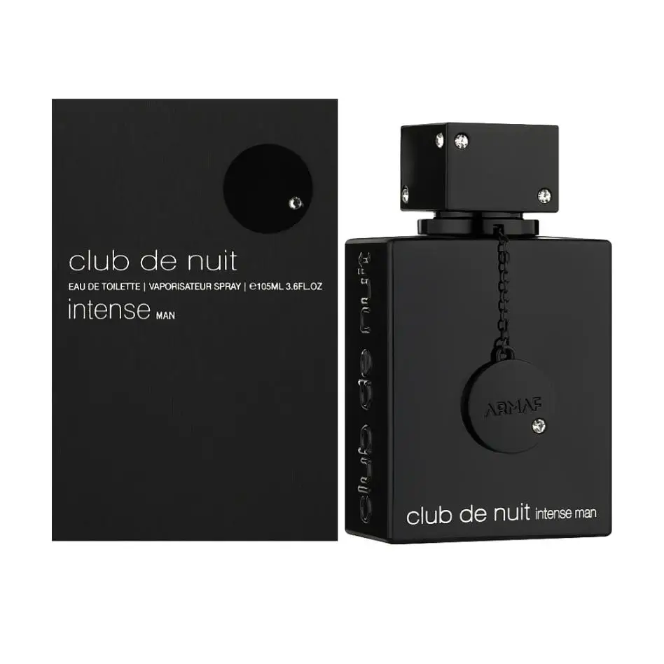 Armaf Club de Nuit Intense Man - Eau de Toilette Hombre, fragancia versátil y vibrante que se abre con una frescura cítrica intensa, ofreciendo un carácter enérgico y dinámico