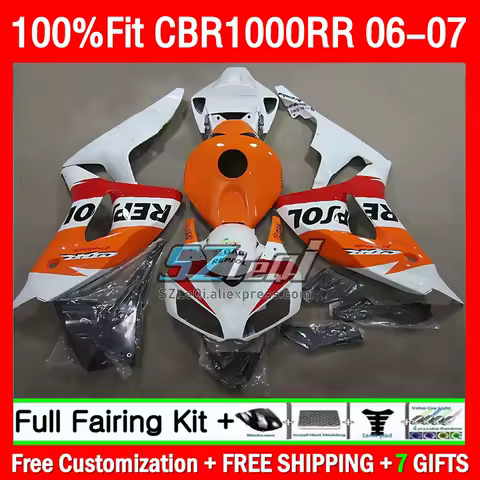 Injection Fairing For HONDA CBR1000 CC CBR Repsol new 1000RR 1000CC 192Q1.36 CBR1000RR 2006 2007 CBR 1000 RR 06 07 OEM Body Kit