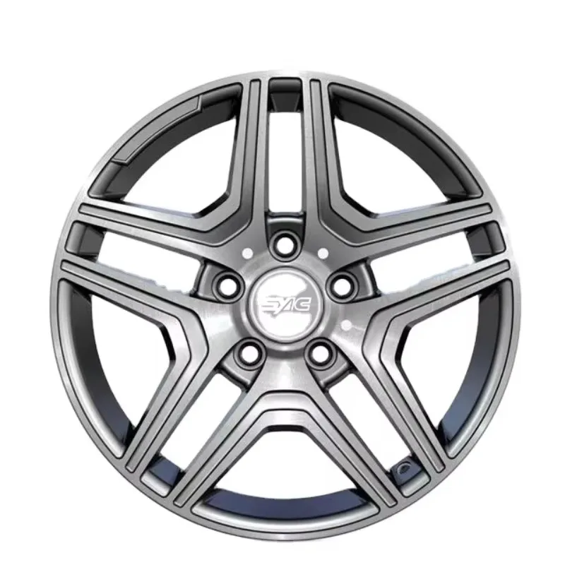 SYAC Custom Aftermarket 18 Inch Forged Wheel Rims New Condition Gun Gray Machined Aluminium Alloy For Passenger Car