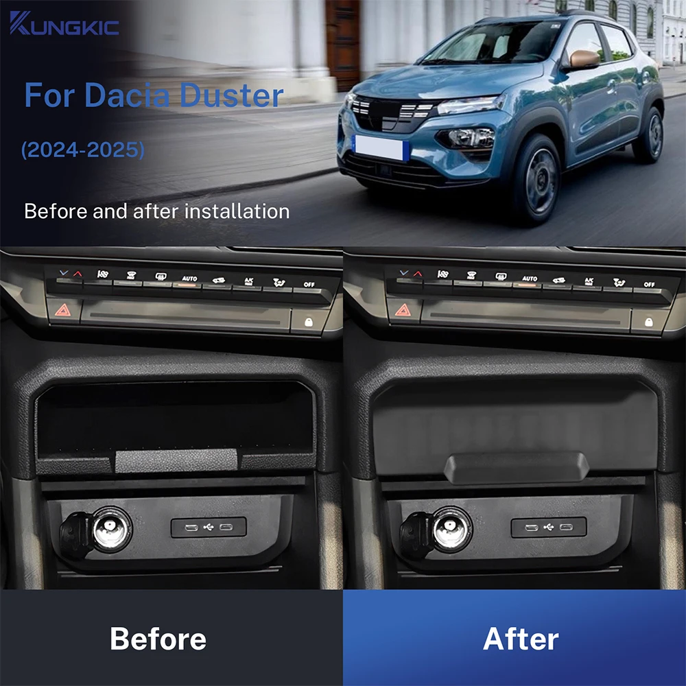 Car Central Storage Box For Dacia Duster 3 2024 2025 2026 Central Control Container Auto Dacia Duster 3 2025 Accessories