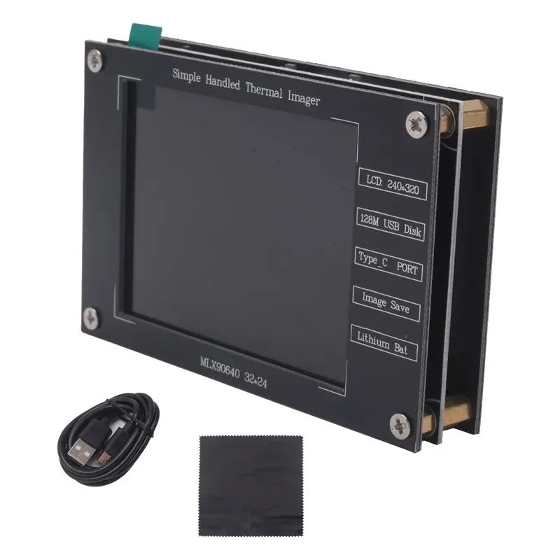 

Тепловизор BNVN-1 PCS, 2,8-дюймовая тепловизионная инфракрасная камера, 320X240 ‑40 ℃ До +300 ℃ Встроенный чип SPI Flash