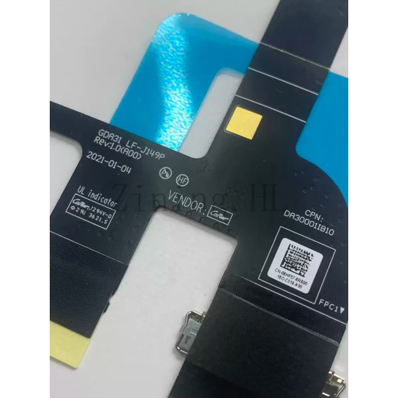 For Dell XPS 13 9310 screen cable 4K touch Screen flat Cable GDA31 08HF57 LF-J149P