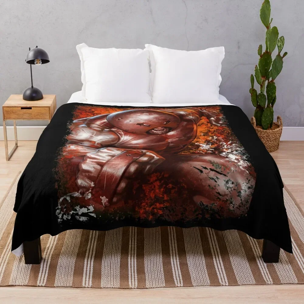 Juggernaut Classic T-Shirt Throw Blanket Soft Beds Shaggy Bed linens Blankets