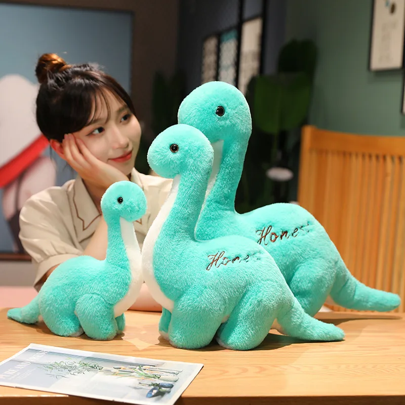 لعبة قطيفة ديناصور محاكاة الكرتون للأطفال ، tirannosaurus Rex ، Triceratops الناعمة المحشوة ، ألعاب دمية لطيفة للأولاد والبنات ، هدايا بابيس