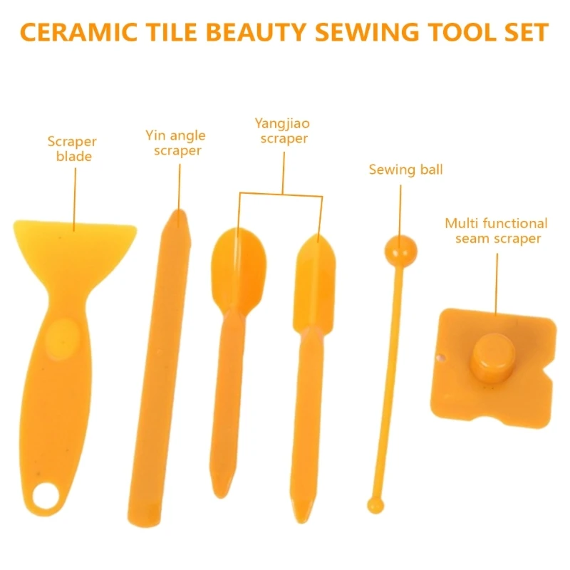 Làm Mịn Phụ Kiện Chính Xác Phòng Tắm Nhà Bếp Bít Dụng Cụ Hoàn Thiện Chuyên Nghiệp Gạch Ceramic Tẩy Vữa