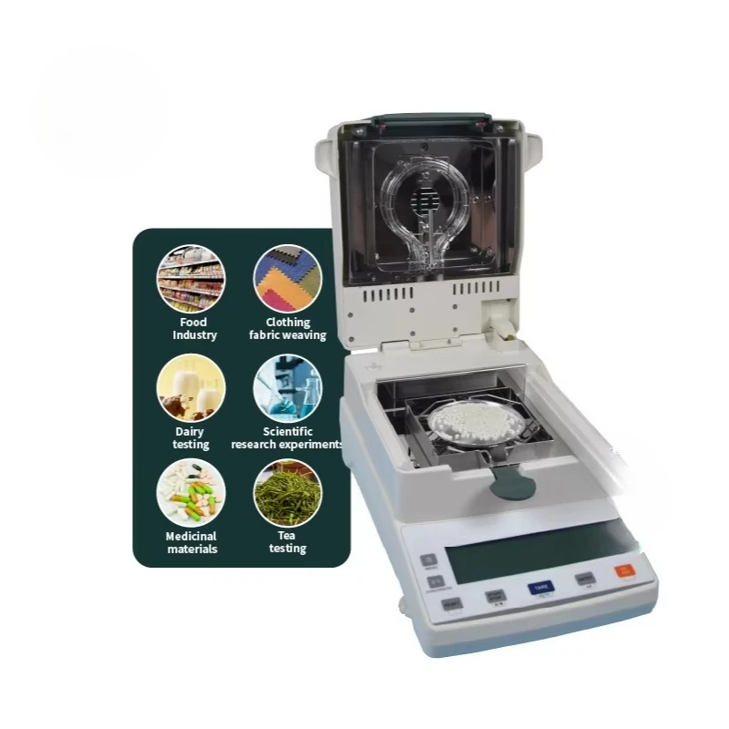 Moisture Content Analyzer High Speed Moisture Analyzer for Food and Plastic Moisture Content Analyzer Fruit