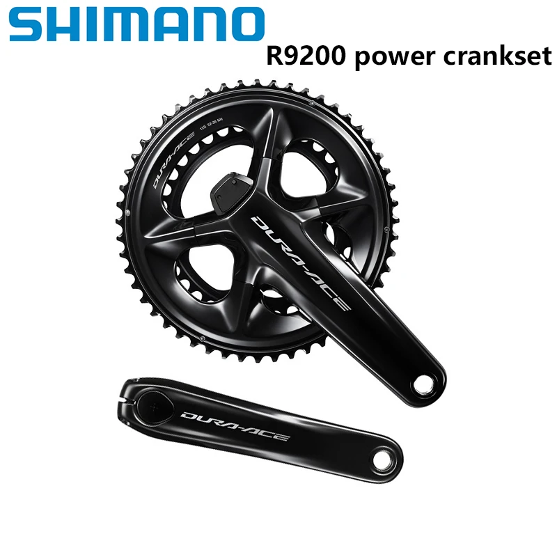 Shimano R9200 Power Crankset 165MM 170MM 172.5MM 12Speed Power Meter 50-34T/52-36T/54-40T Chainring Dura Ace Road Bike Crankset