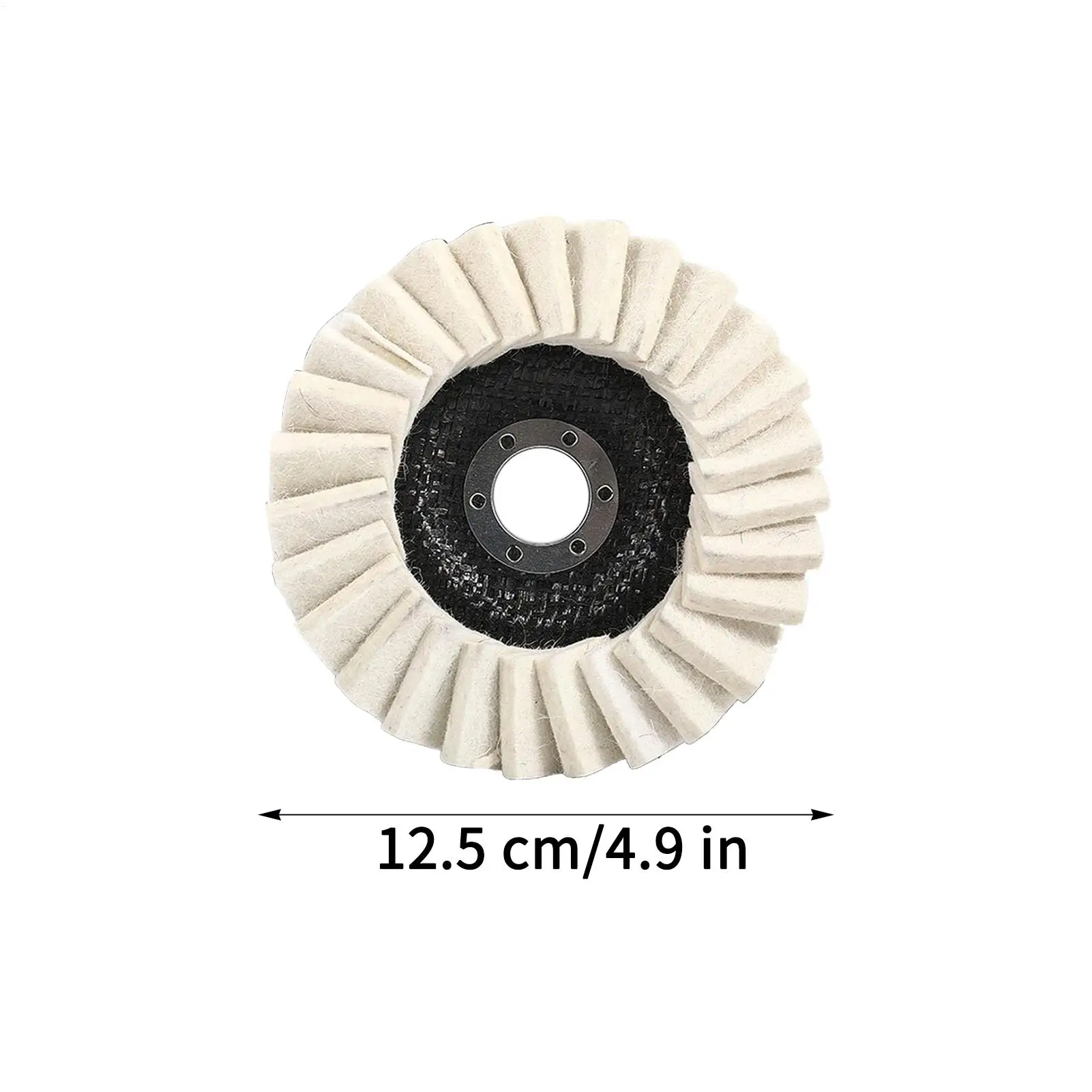 Image 7: Disque à lamelles pour meuleuse d'angle, 5 pièces, accessoire facile à installer, remplacement des disques à lamelles de polissage pour les professionnels, métal