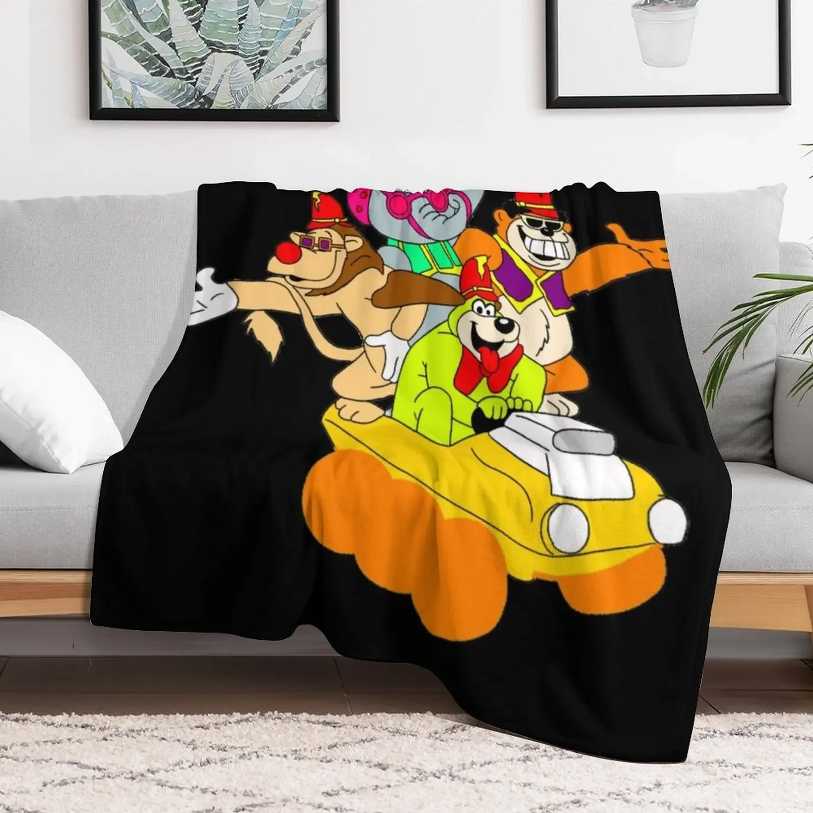 The Banana Splits Throw Blanket Designers Vintage Thins Blankets