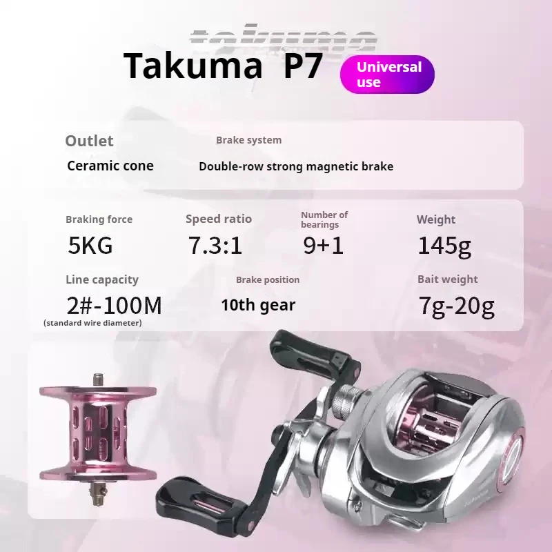 Takuma P7 Lightweight Short-Axis Carbon Drip Wheel Semi-Ceramic