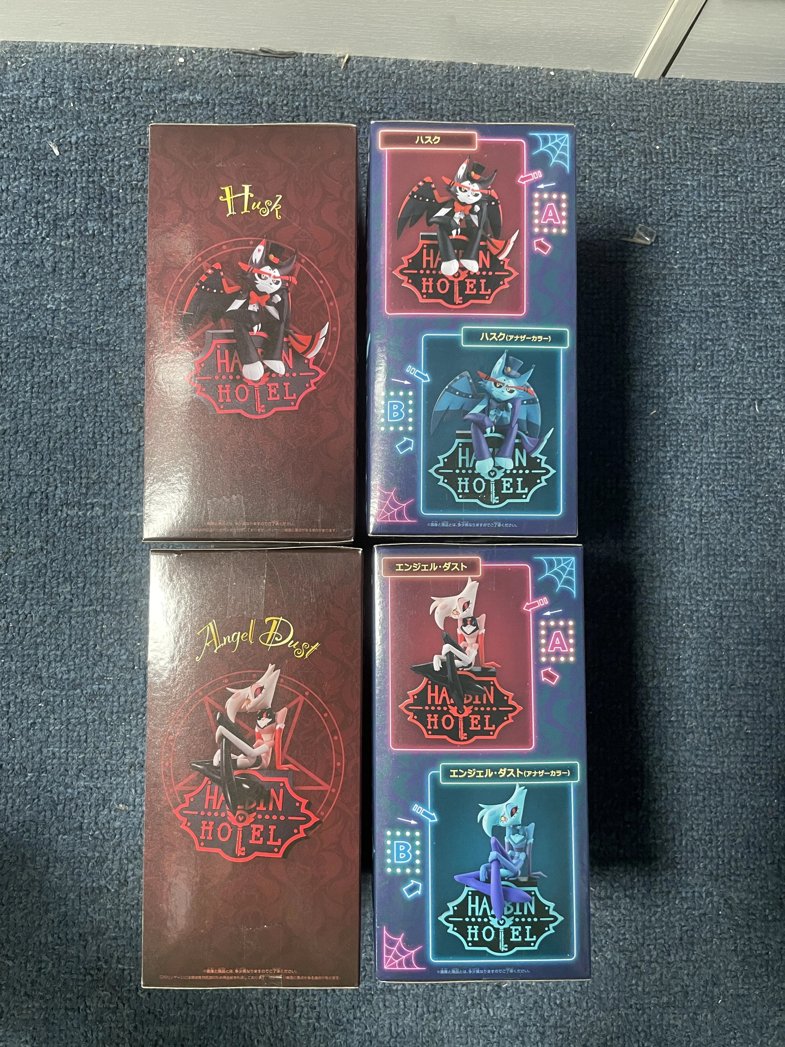 新しいオリジナルバンダイナムコバンプレストハズビンホテルエンジェルダストpvcアニメフィギュアモデルコレクターデスクトップ装飾玩具ギフト在庫あり