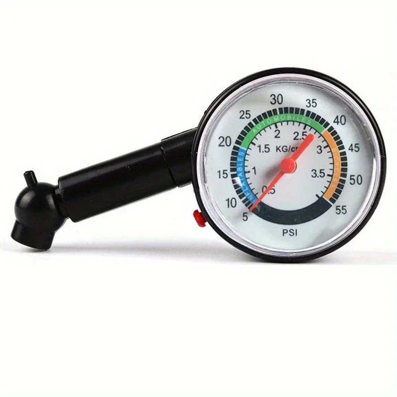 High precision automotive tire pressure gauge, portable mechanical tire deflation pointer, pressure gauge, tire monitoring table