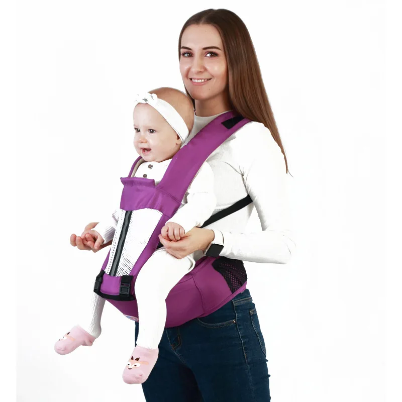 Mochila ergonómica portabebés con asiento de cadera para recién nacido, portabebés multifunción, eslinga, taburete de cintura, canguro para bebé de 0 a 48 meses