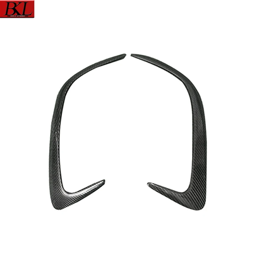 For Mercedes Benz CLA Class W117 CLA45 CLA260 CLA200 Carbon Fiber Rear Bumper Fog Light Vent Trim Strip