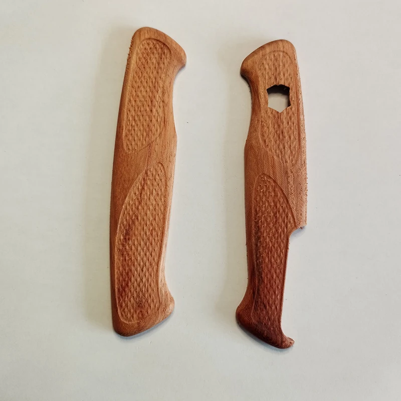 Natural Solid Wood Knife Grip Handle Patches Scales FOR 130MM Victorinox Delemont RANGER Series 0.9663.MC DIY Making Accessories