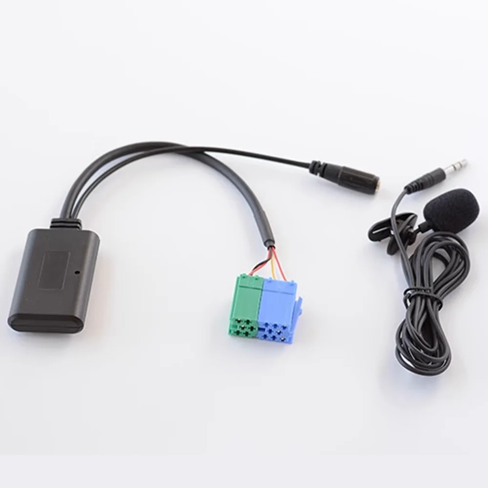 Audio Aux Interface For Porsche Becker Mexico Traffic Pro DTM Bluetooth Aux Receiver Cable Adapter with Microphone Wireless