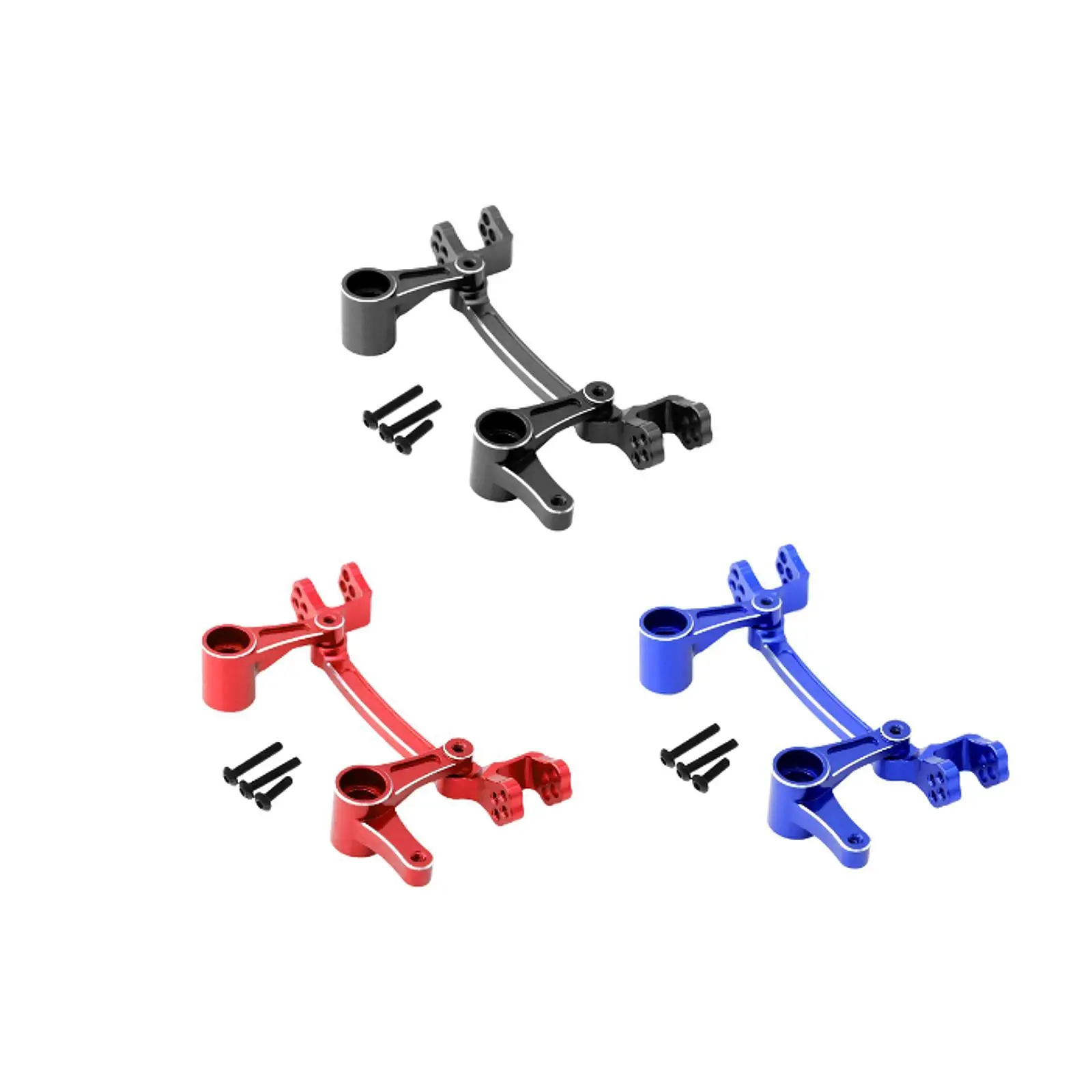 Steering Group Assembly Grab Bar Tail Armrest Seat Side Hand Rail Motorcycle Aluminum Alloy RC Car Model Car Accessories Parts