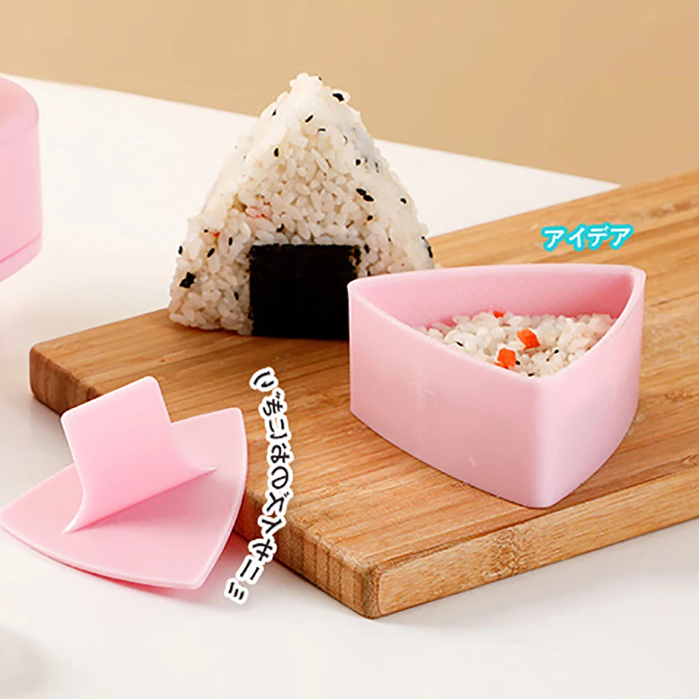 DIY Sushi Mold Onigiri Rice Ball Food Press Triangular Sushi Maker Mold Sushi Kit Japanese Kitchen Bento Accessories 2022 New