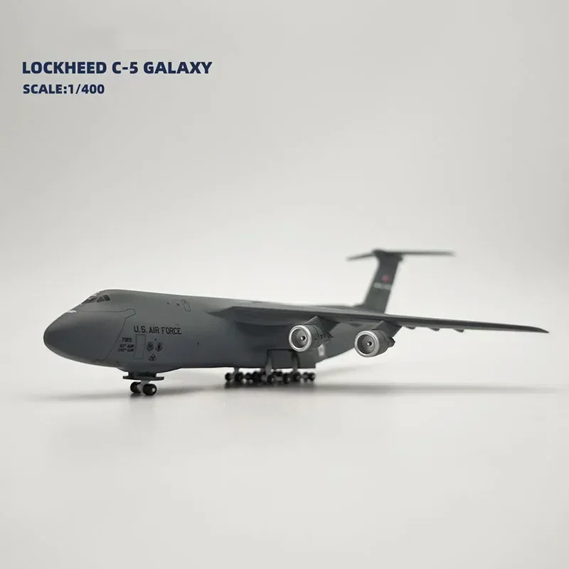 Die Cast 1:400 Scale U.S. Force Lockheed C-5 Galaxy Alloy Transport Aircraft Model Collection Toy Gift Display Military