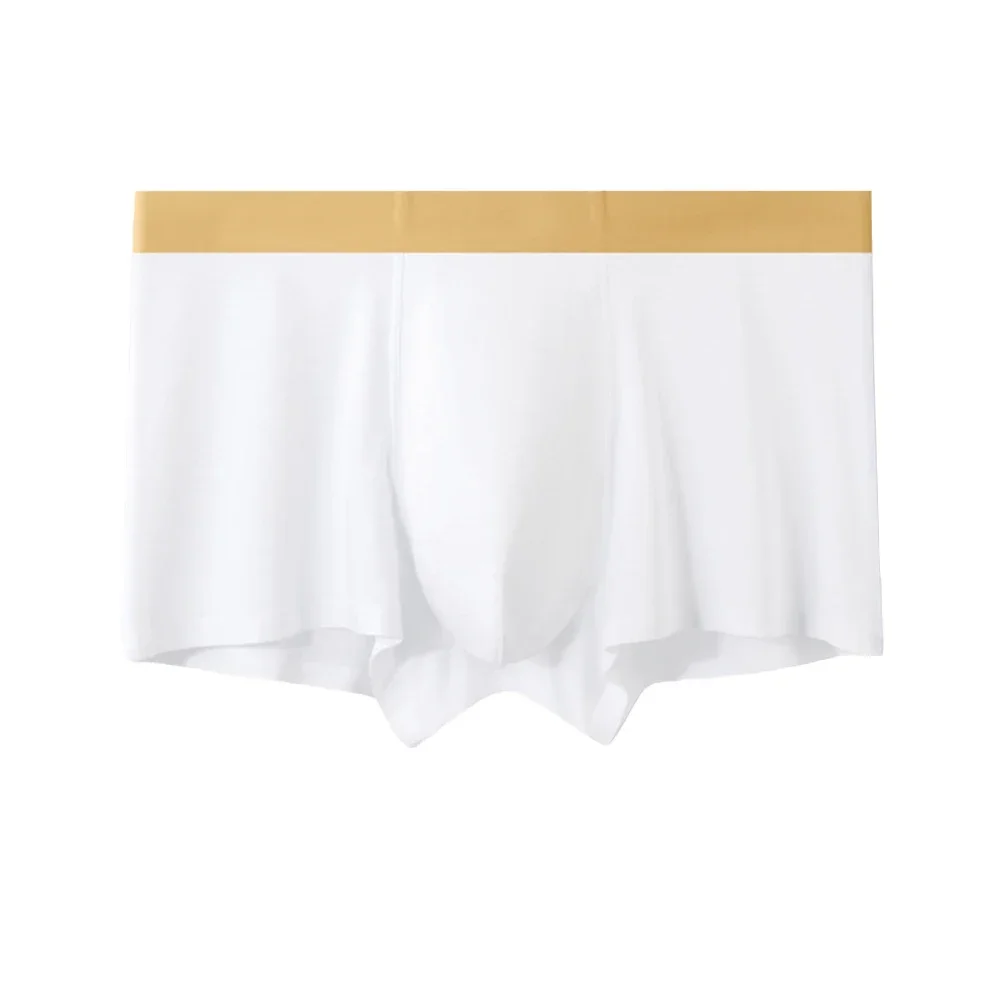 Boxer Sexy en Modal pour Homme, Sous-Vêtement Sans Couture, Ultra-Doux, Confortable, Lingerie Solide
