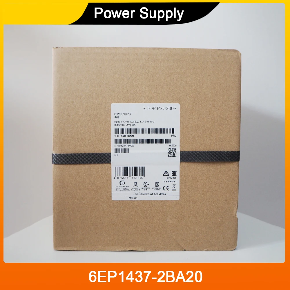 6EP1437-2BA20 For SIEMENS SITOP PSU300S 40 A Stabilized Power Supply