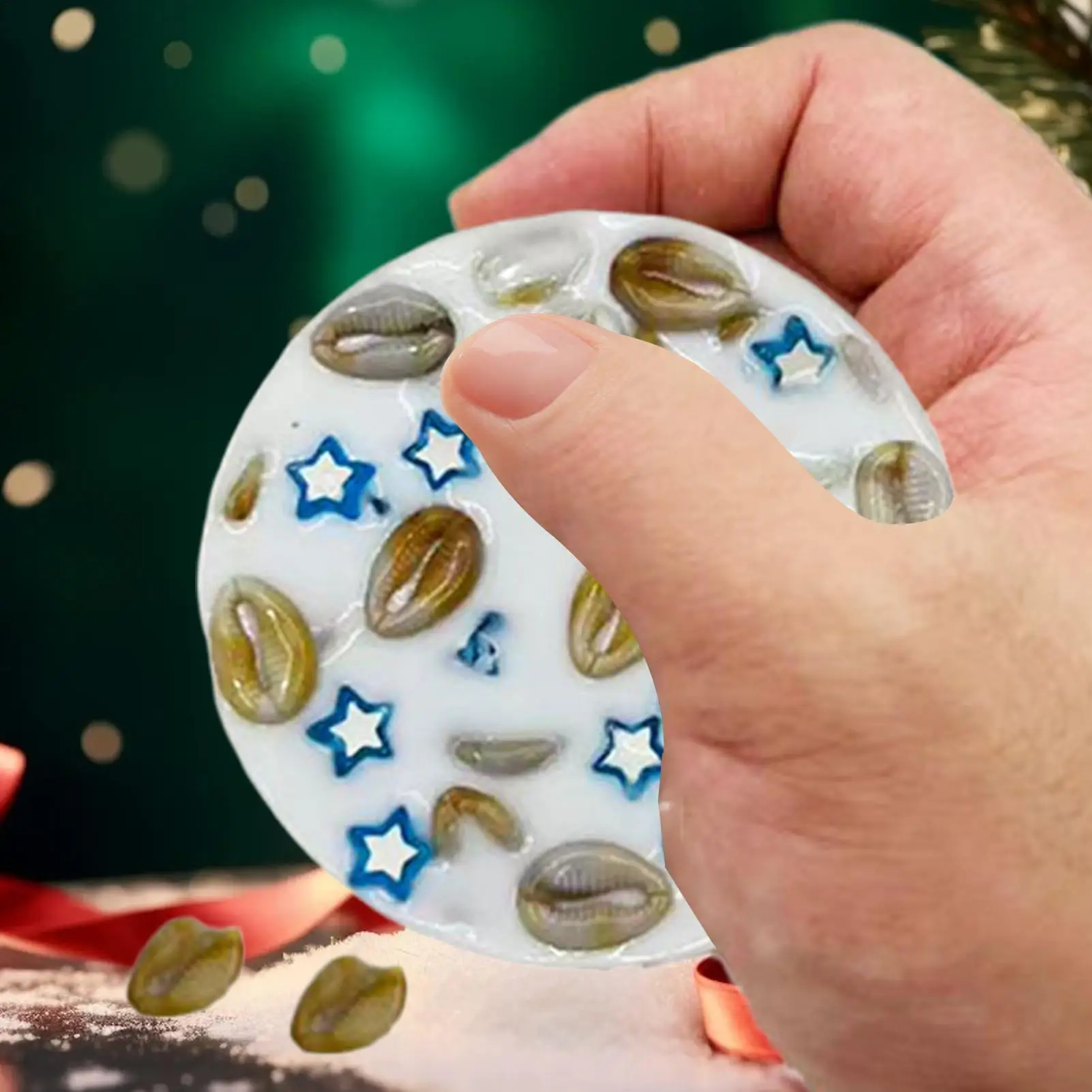 Silicone Skin Peeling Sensory Acne Squeezing Toy Sensory Game for Christmas Birthday Party Event Ornaments Squeeze Play Mat Gift