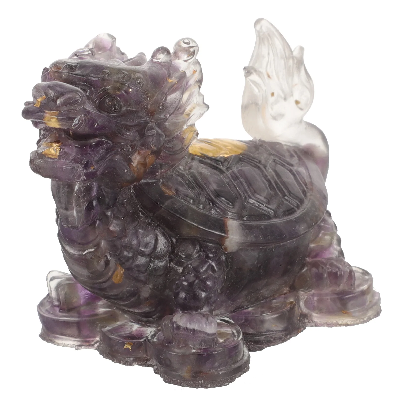 

Retro Dragon Turtle Decorsturdy Statue Ornament Desktop Room Showcase Cabinet Dragon Turtle Decorations