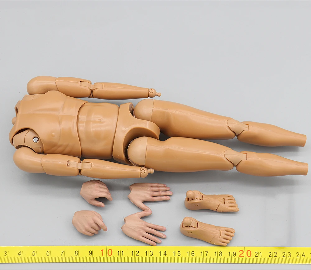 1/6th DID D80153 Male Body Doll Figures Hand Gloved Model For 12inch Action Figures