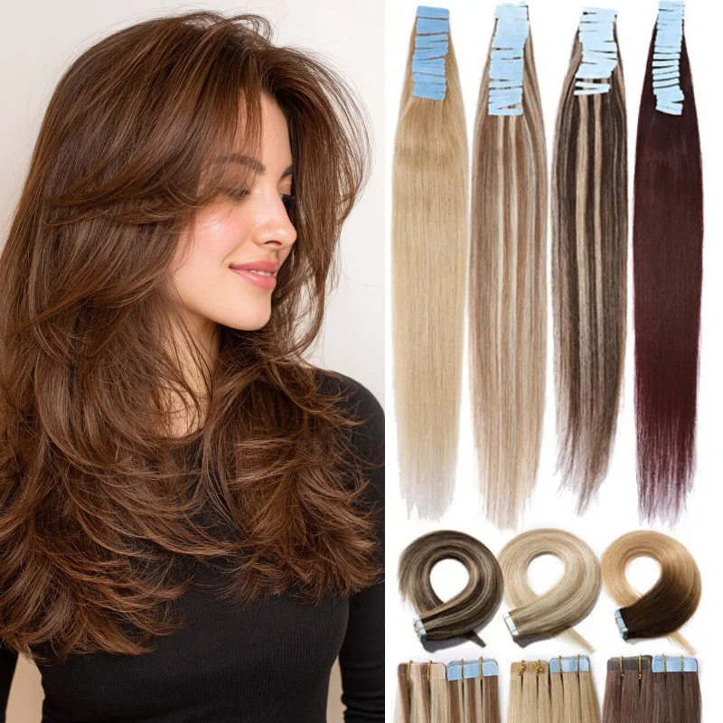rapid-shipping-20pcs-pack-100-human-hair-tape-in-extensions-12-26-inch-wholesale-cheap-price-dropshipping