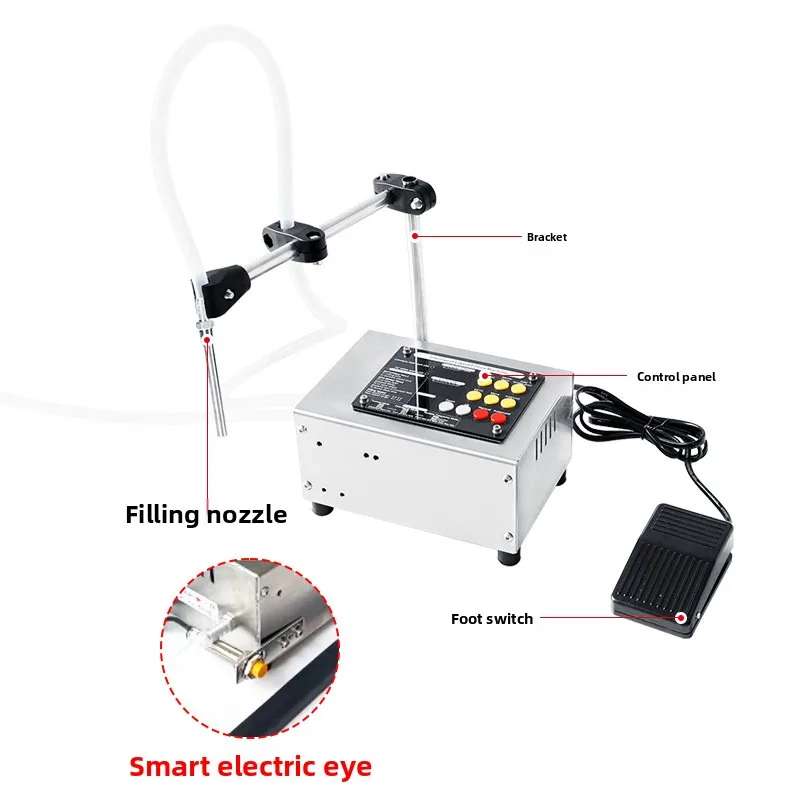 Intelligent sensing distance Portable small filling machine Juice heat resistance 100 degrees