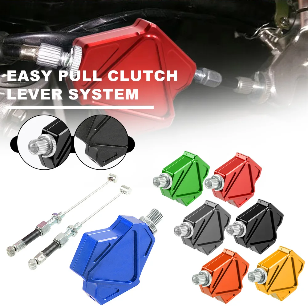 

Motorcycle CNC Aluminum Stunt Clutch Lever Easy Pull Cable System For HONDA CRF 150 230 250 450 1000 R RX X F L M RALLY L