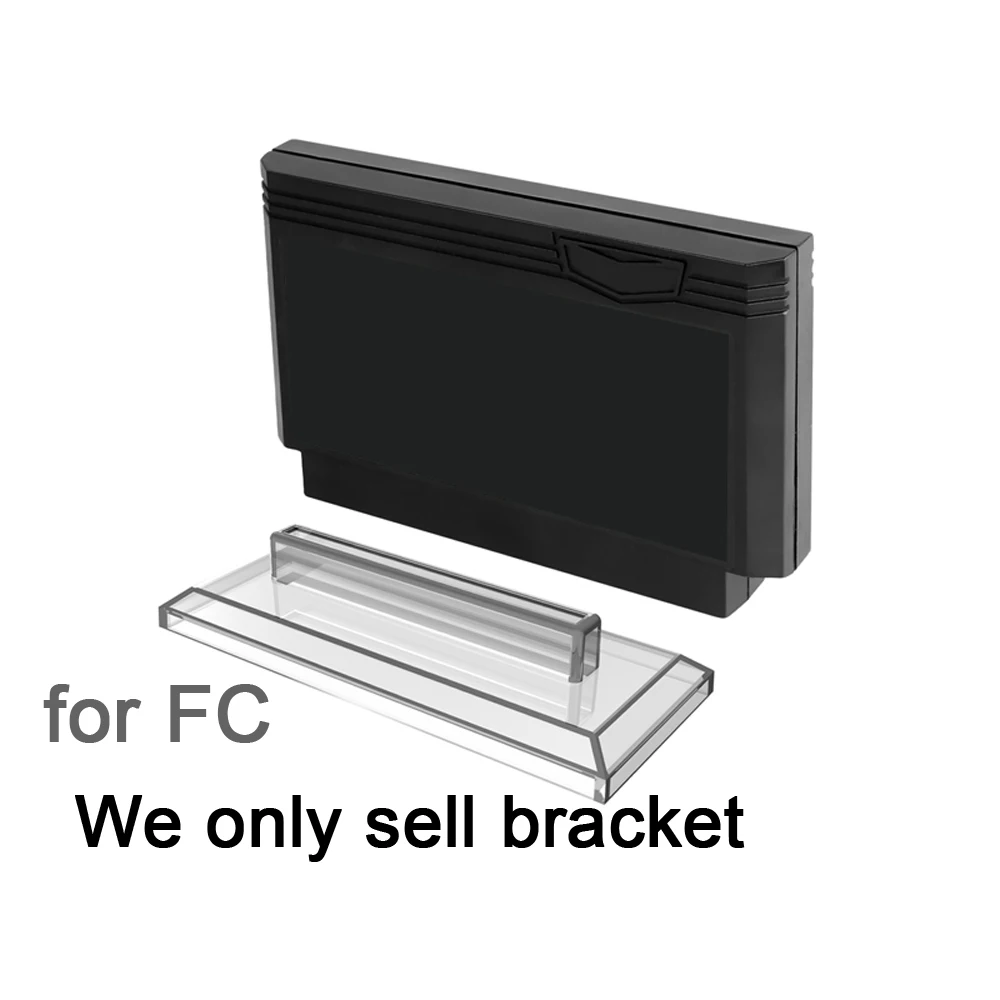 

10pcs Transparent bracket for FC game card display stand plastic transparent bracket JP version