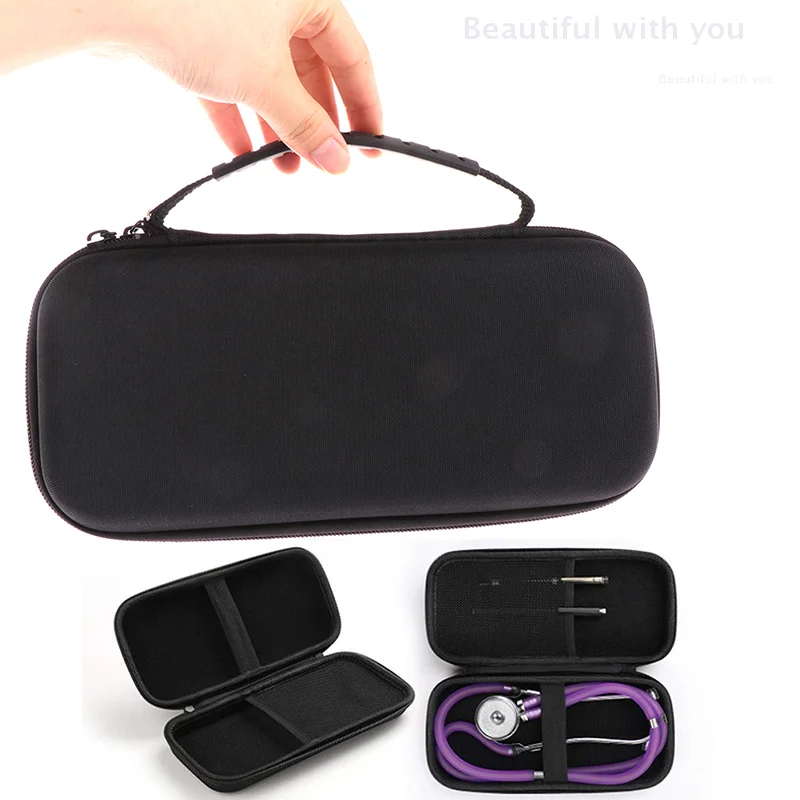 

Portable Stethoscope Case Storage Box EVA Hard Carrying Travel Protective Bag