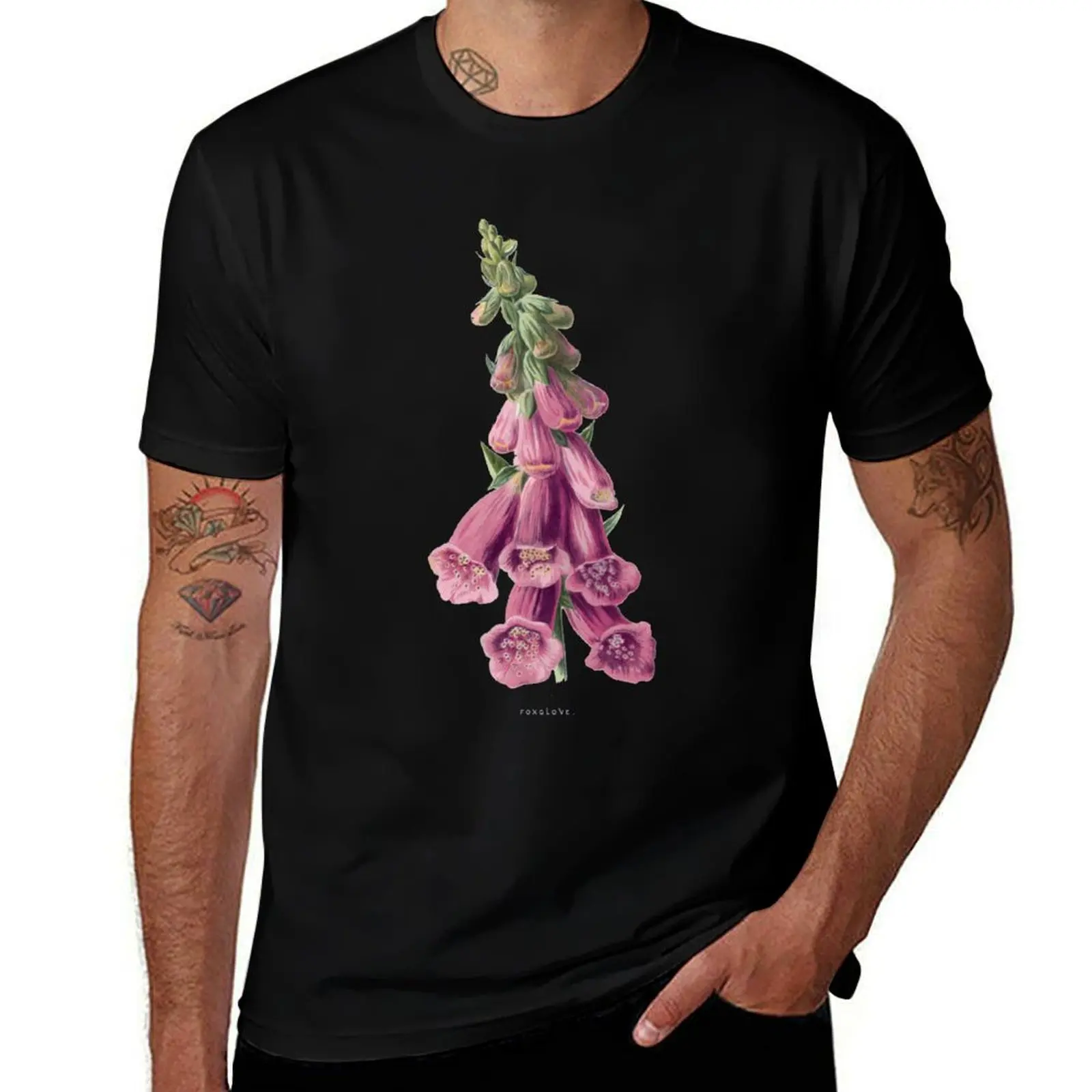 Foxglove Print, Original Flower Print, Botanical Antique, Antique print, Foxglove Wall art, Foxglove Flower, Botanical P T-Shirt