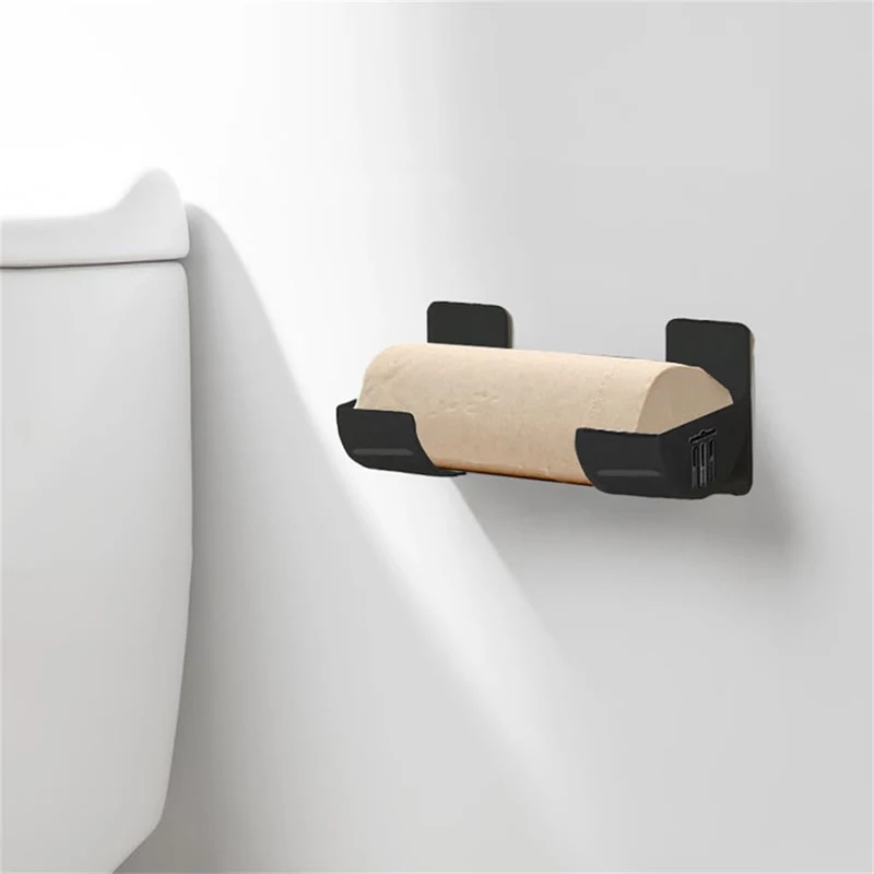 4 Pcs/set No-drill Kitchen Storage Racks Multi-functional Plastic Organizers For Placing Umbrellas Trash Bags Kitchen Storage