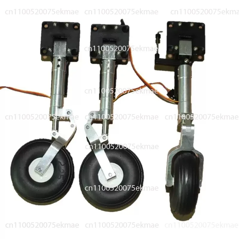 set-completo-di-alette-di-atterraggio-a-una-ruota-da-225-pollici-con-ammortizzazione-retrattile-per-modelli-di-aerei-rc-jet-da-3-6-kg