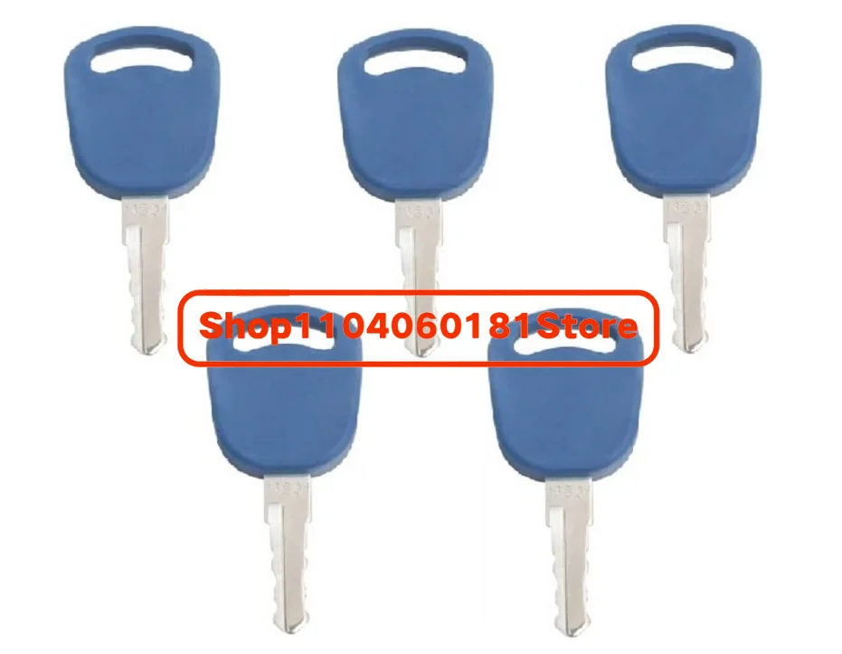

5 PCS 14601 Keys 82003267 82030143 for Case IH Ford New Holland Tractor Models 5640 6640 7740 7840 14601 Key