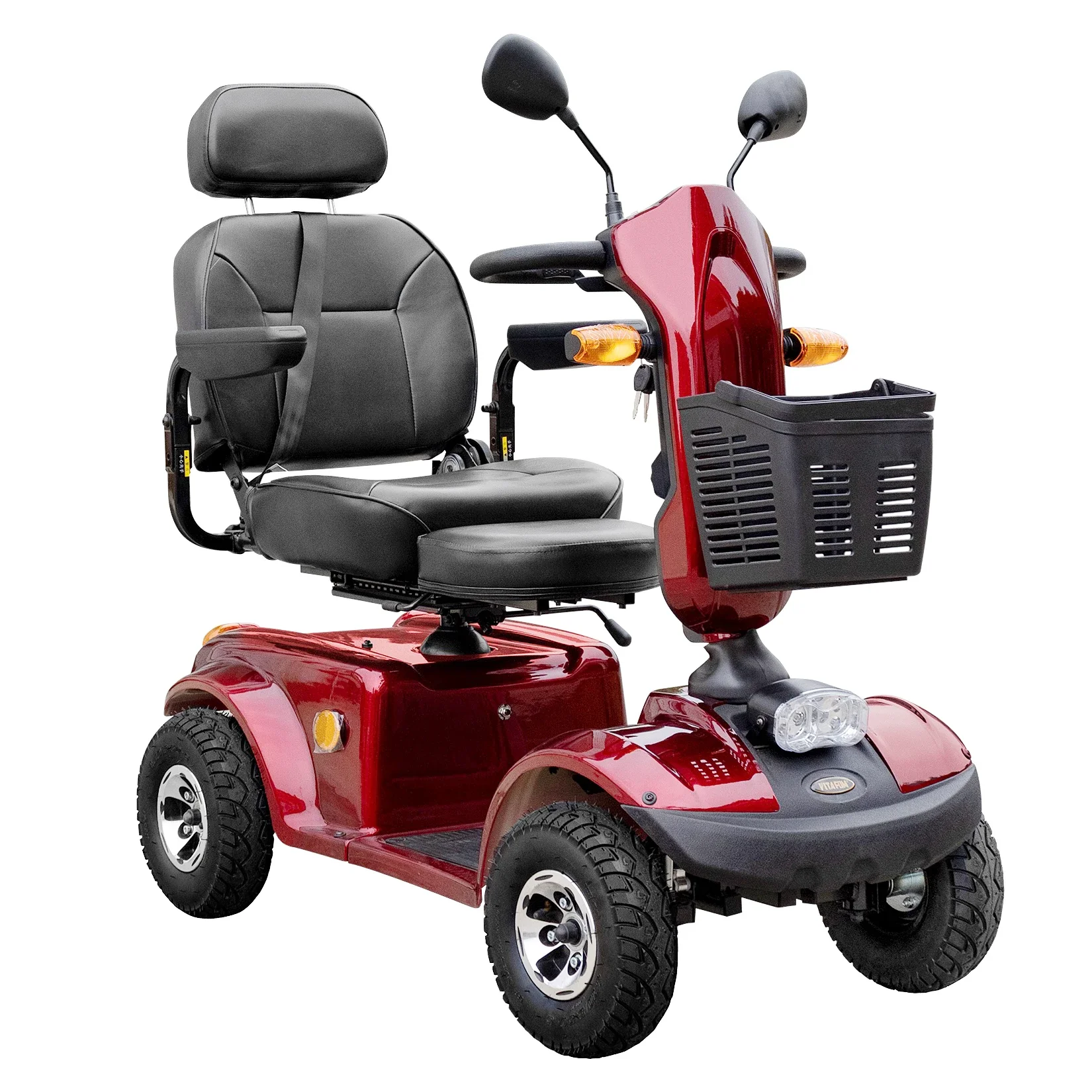 

Folding Electric Adult Elderly Mobility Scooter for Disabled 2 Seat Portable
