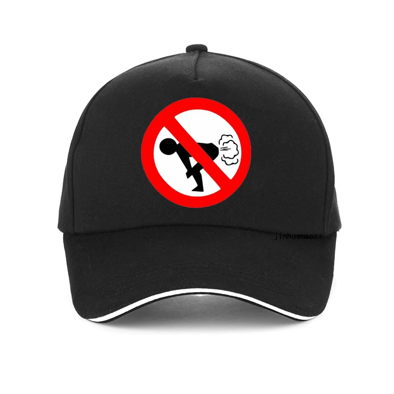

Cartoon No Farting Funny print Baseball cap pop Harajuku Hip Hop Unisex snapback adjustable hat