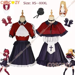 Oshi No Ko NEW Cosplay Costume Ruby Kana Singing and Dancing Costume Halloween Anime Outfit Red Uniform Birthday Gifts