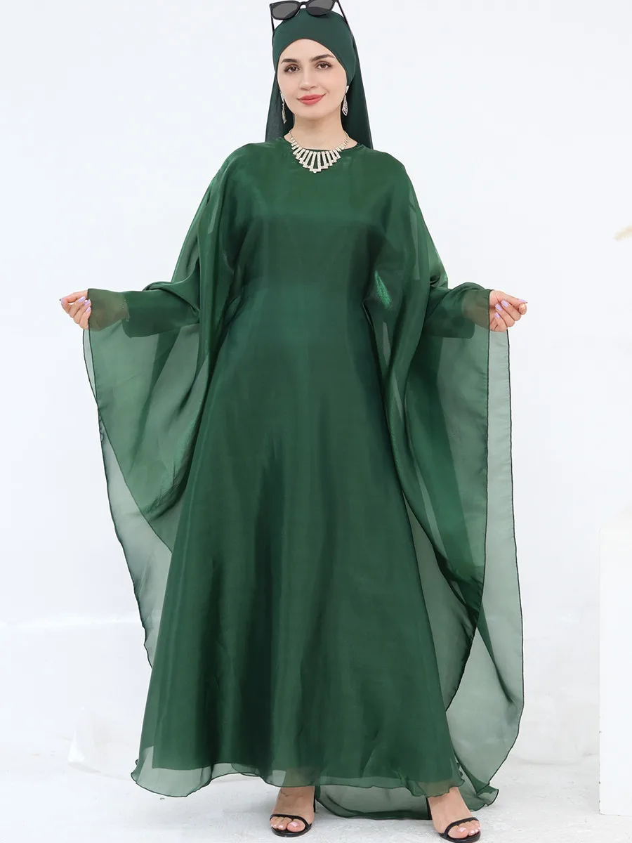 Mulheres muçulmanas dubai abaya conjunto de duas peças luxo mancha hijab vestido longo kaftan modesto ramadan robe femme islam conjunto de roupas kebaya
