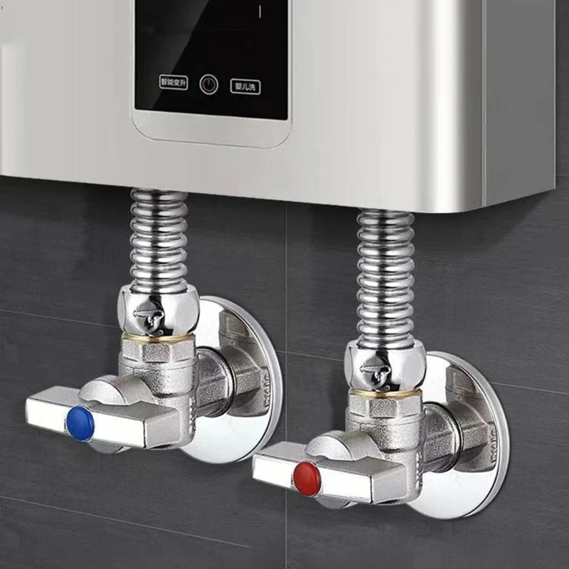 Запорные клапаны для воды с ручкой, регулирующие клапаны для подачи горячей/холодной воды, дропшиппинг