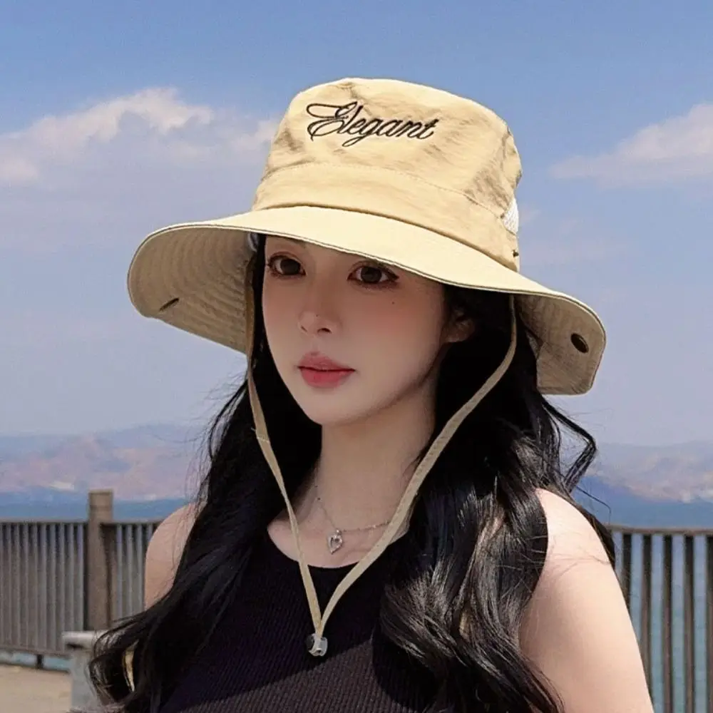 قبعات صيد محمولة سريعة الجفاف للحماية من الأشعة فوق البنفسجية، أقنعة شمسية قابلة للتنفس، قبعة صياد السمك في الهواء الطلق